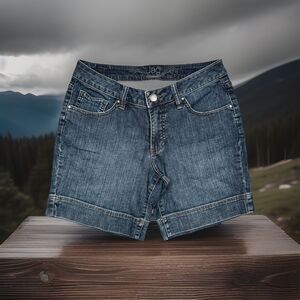 Jag Denim Shorts 6 (W29 Inseam 6.5) Blue Jean Casual Stretch Mid Rise Womens
